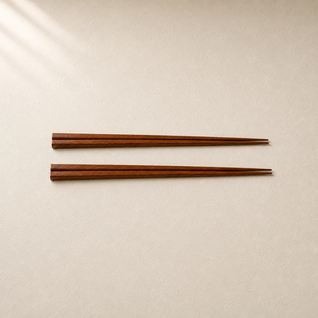 欅 箸 夫婦 拭漆
